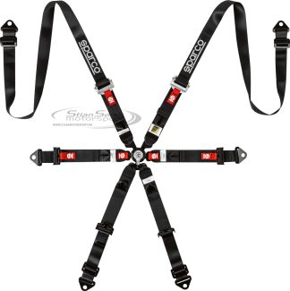 Bilbelte SPARCO 6-Punkt HANS 2" med skru ender FIA Godkjent til 31.12.2031 - Bestillingsvare