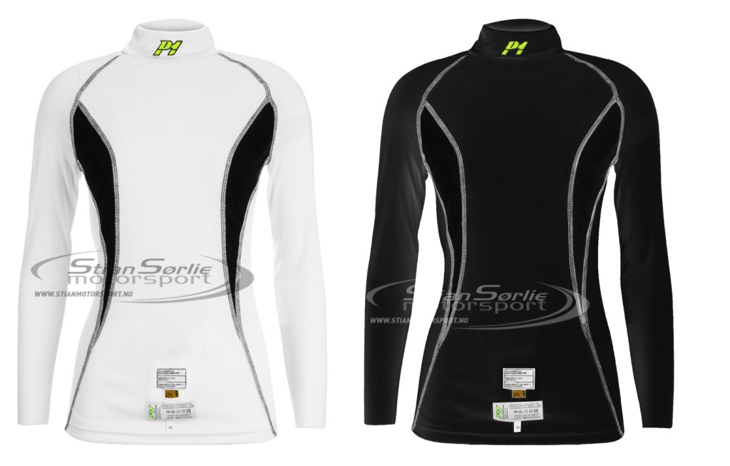 Undertøy P1 Elite Slim Fit Topp Woman FIA 8856-2018
