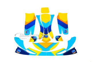 Alonso Kart Dekal sett for stort Chassis