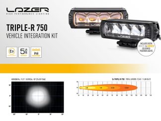 LAZER kit 2 x Triple-R 750, Ford Ranger 2019 - 2022 - Bestillingsvare