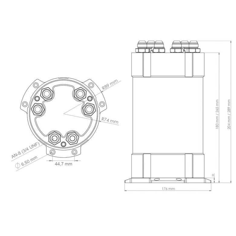 Bensin Catch Tank 3L Nuke, for eksterne pumper - Bestillingsvare - Bilde 4