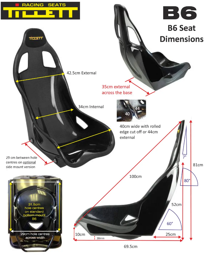 Stol Tillett B6, Ikke FIA Godkjent