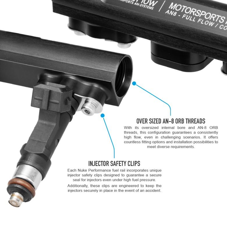 Fuelrail NUKE Performance BMW 6cyl S50 US - Bestillingsvare - Bilde 3