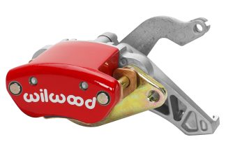 Bremsecaliper WILWOOD, 1-Stemplet, MC4 Mekanisk, Floating, Venstre, Pad: 6407, Rød - Bestillingsvare