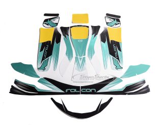 Falcon Dekal sett for Falcon stort Chassis FOM 2025