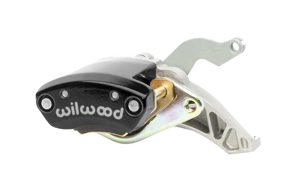Bremsecaliper WILWOOD, 1-Stemplet, MC4 Mekanisk, Floating, Høyre, Sort -Bestillingsvare