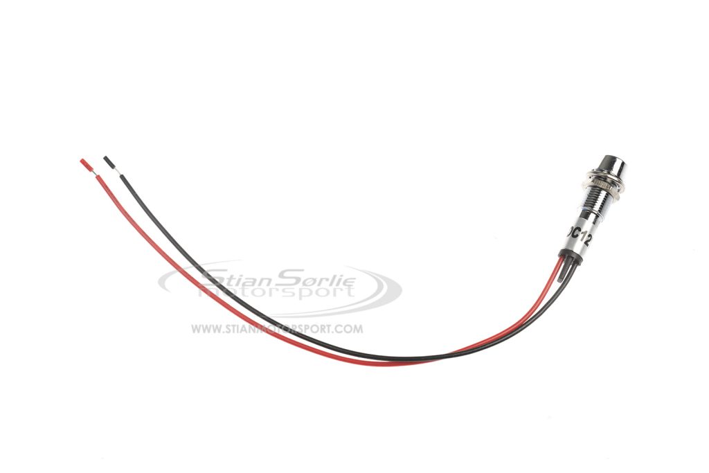 Varsellys LED 8mm, Blå
