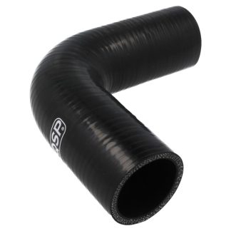Silikon Bensin og Oljebestandig Kobling 90° 2" i.Ø. (51mm) Sort