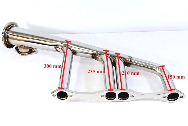 Grenrør Small Block Chevy (SBC) "Lake pipes" - Bestillingsvare - Bilde 4