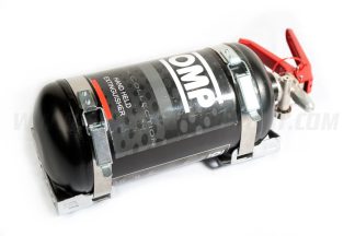 Håndslukker OMP Black Collection 2,4L Skum FIA-2026