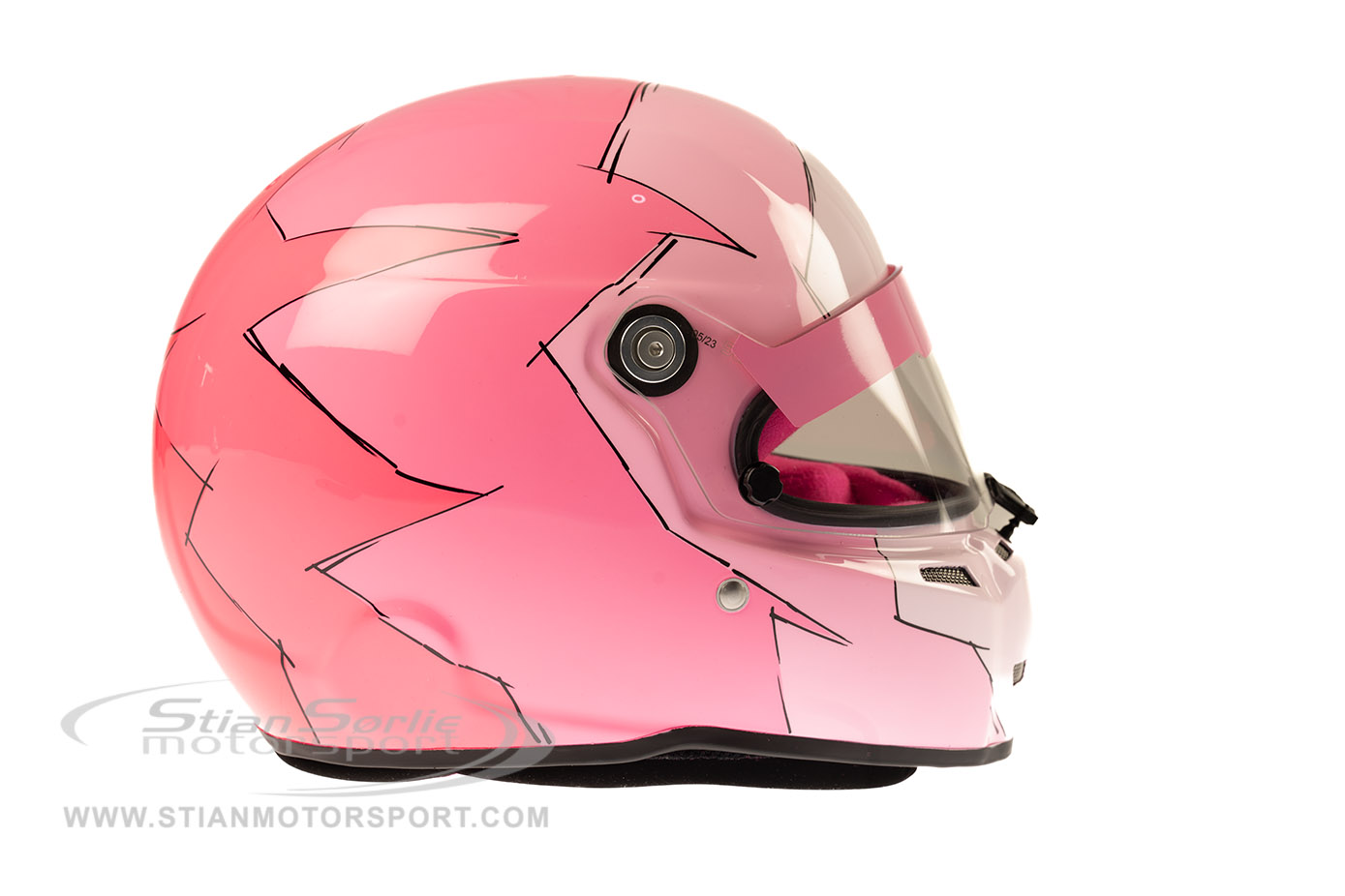 Hjelm Stilo ST5 CMR Stian Paulsen Design Snell Str S(55cm) - Rosa - Bilde 3