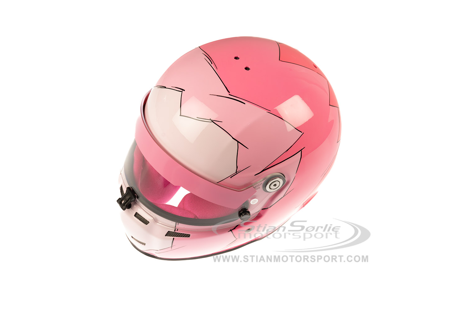Hjelm Stilo ST5 CMR Stian Paulsen Design Snell Str S(55cm) - Rosa - Bilde 4