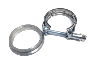 V-båndsklemme Downpipe Holset m/flens HX52/HX55 - Bestillingsvare