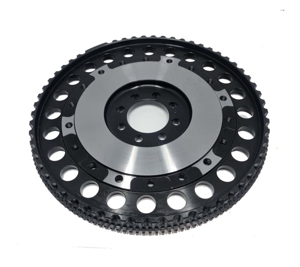 Svinghjul Tenaci solid 184mm Volvo rødblokk med integrert startkrans - Bestillingsvare