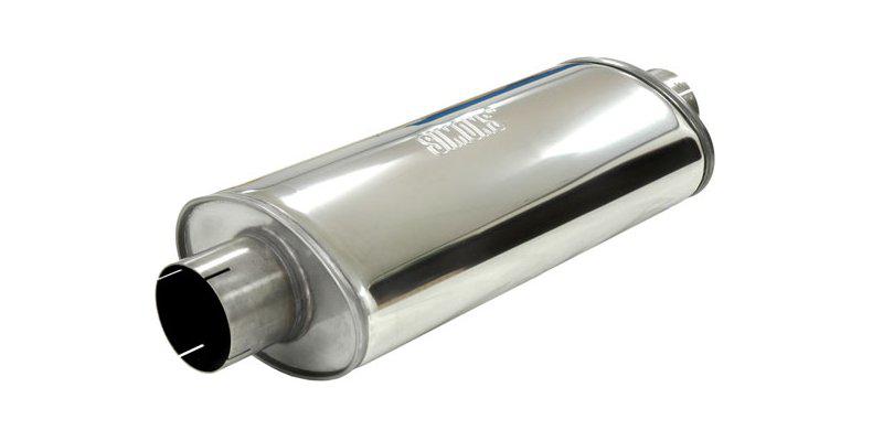 Lyddemper 3 1/2" (89mm) Oval, L 500mm B 220mm H 140mm, Rustfritt,