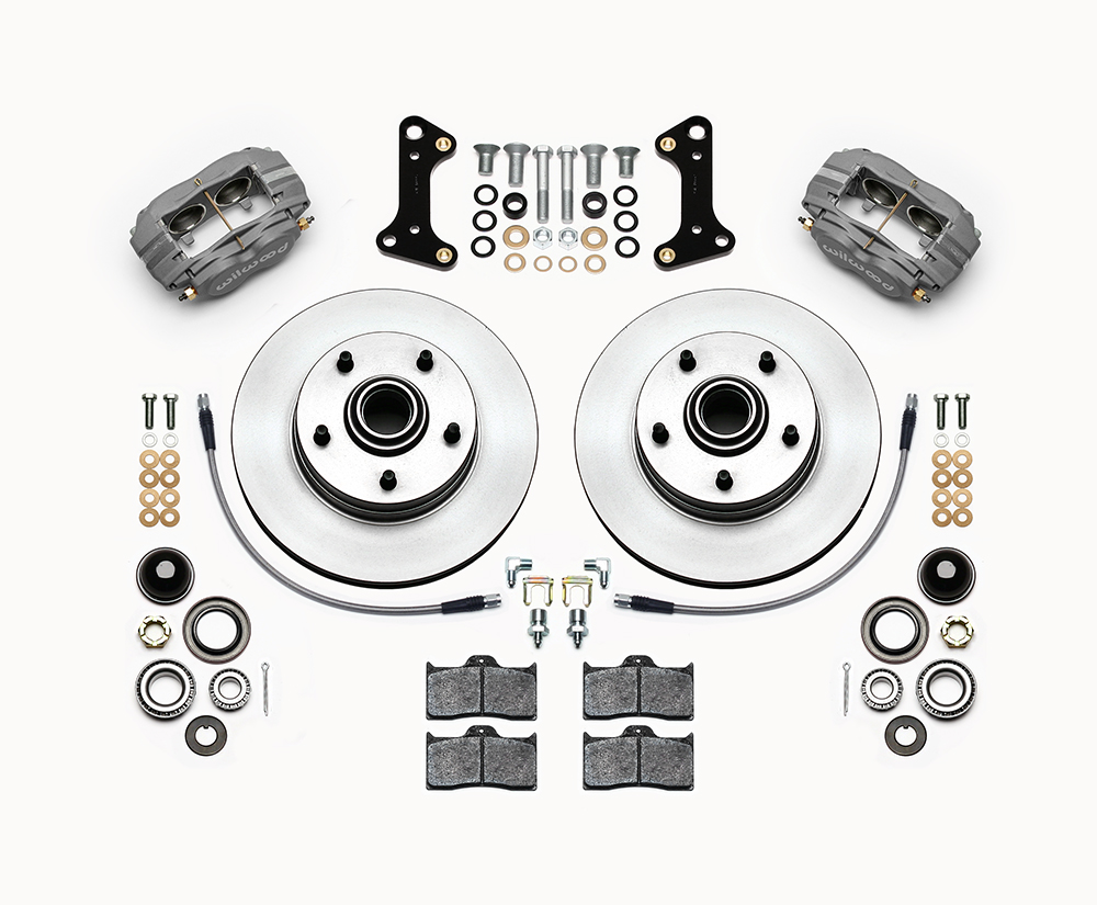 Brake kit, Front, Camaro 67-69, NOVA 64-72, 11.00 HUB/ROTOR,W/LINES – Bestillingsvare view 1