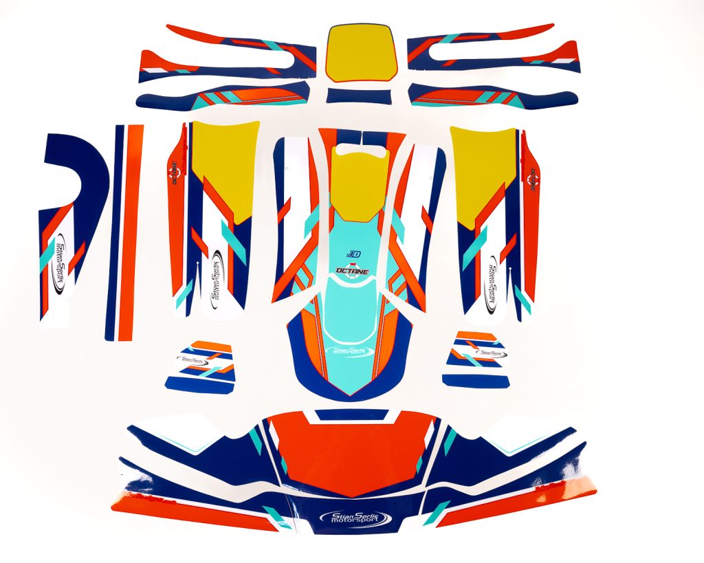 SSM Dekal sett for 950 kart MK20 + MK27 - Eurostar sidebokser