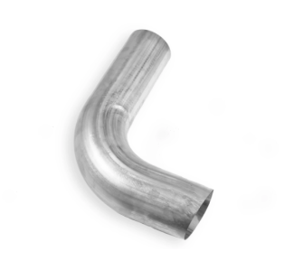 Eksosrør 4" (102mm) 90°, R122, Rustfritt
