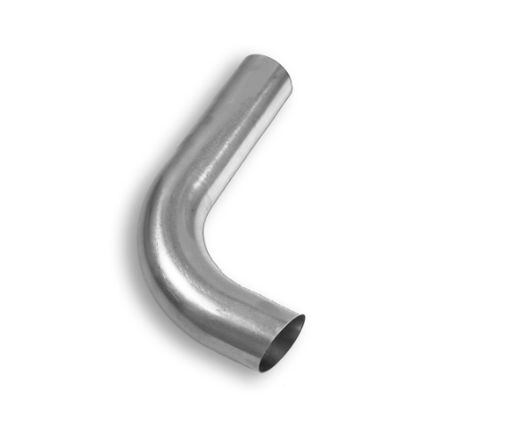 Eksosrør 3" (76mm) 90°, R120,Rustfritt
