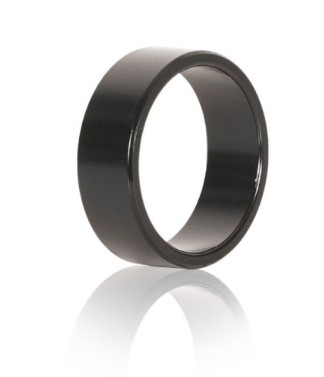 Hjuldistanse 25x10mm, sort, Kart Republic