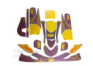 DAP Dekal sett for stort Chassis fom 2025