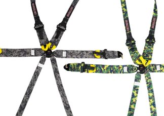 Bilbelte Octane, Camo, 6-Punkt HANS, FIA Godkjent til 31.12.2031