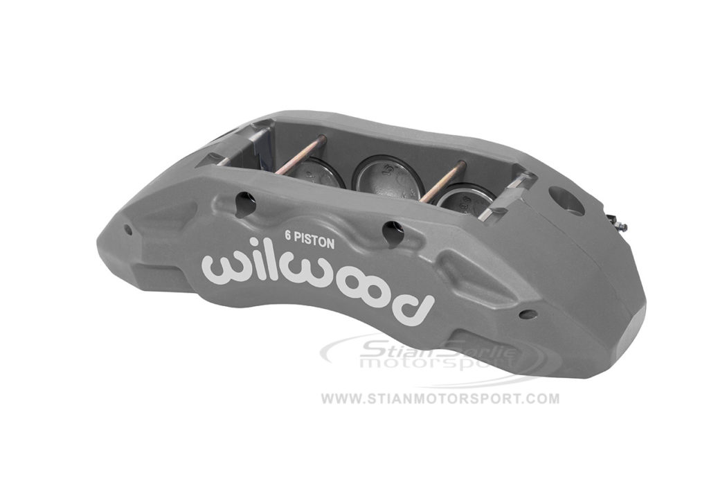 Bremsecaliper WILWOOD, 6-Stemplet,TX6R Forged Radial Mount, Høyre, Pad -10120 - Bestillingsvare
