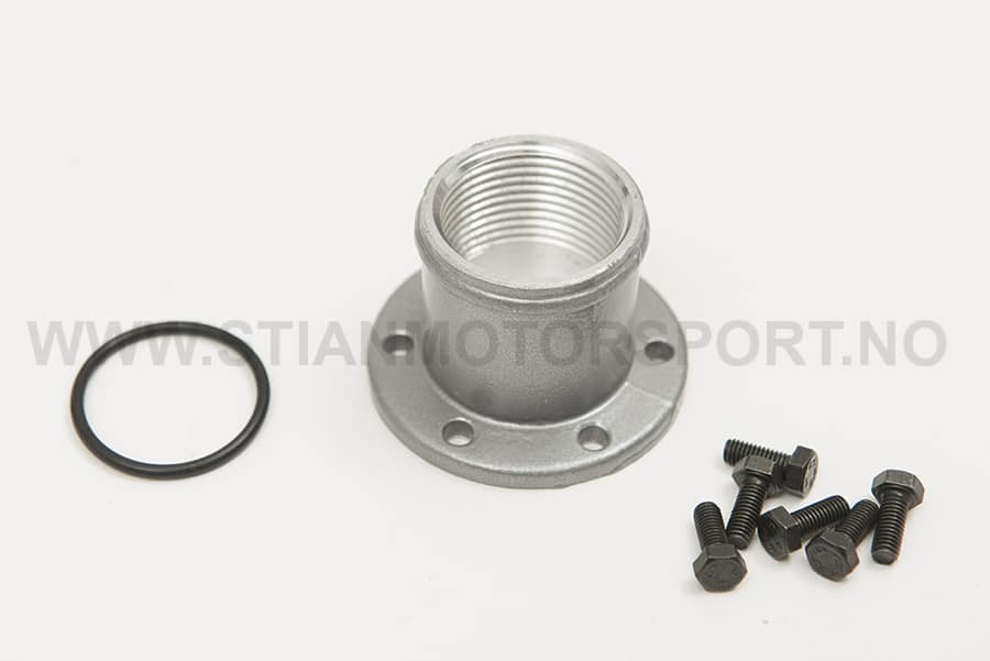 Tilkobling EWP Rett Push-On Aluminium 38mm (1 1/2") Adapter Davies Craig#38mm straight adaptor alloy