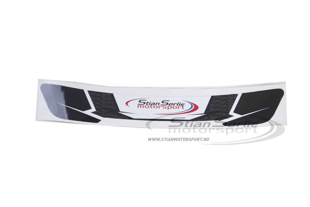 Stian Sørlie Motorsport Dekal for Visir White edition