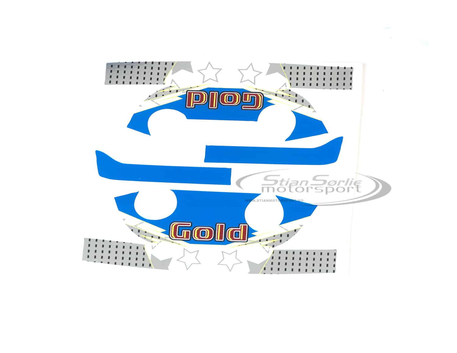 Gold Kart Dekal for topp X30 Norwegian Edition