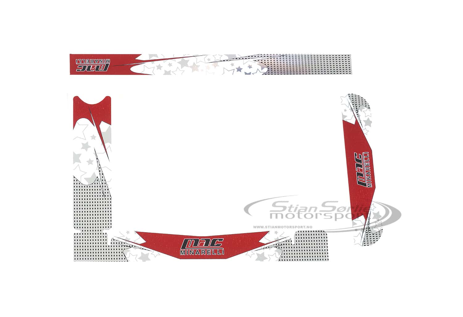 MacMinarelli Dekal for Radiator IAME X30 Norwegian Edition
