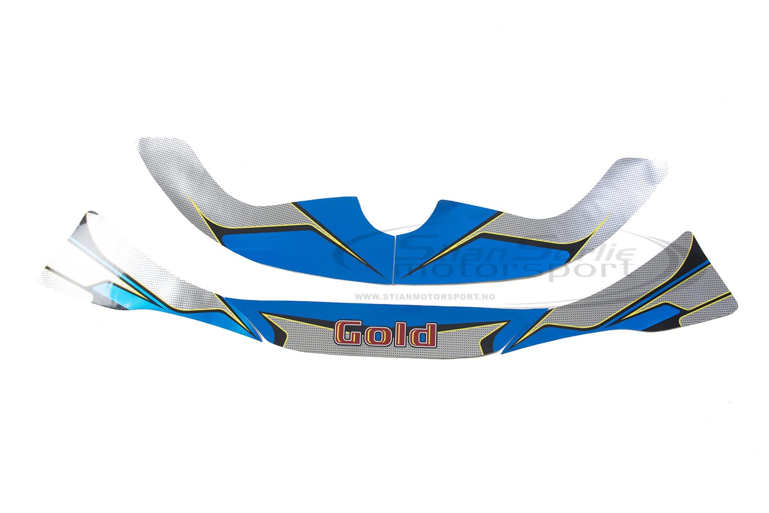 Gold Kart Dekal Frontspoiler for XTR14 GTR Norwegian edition