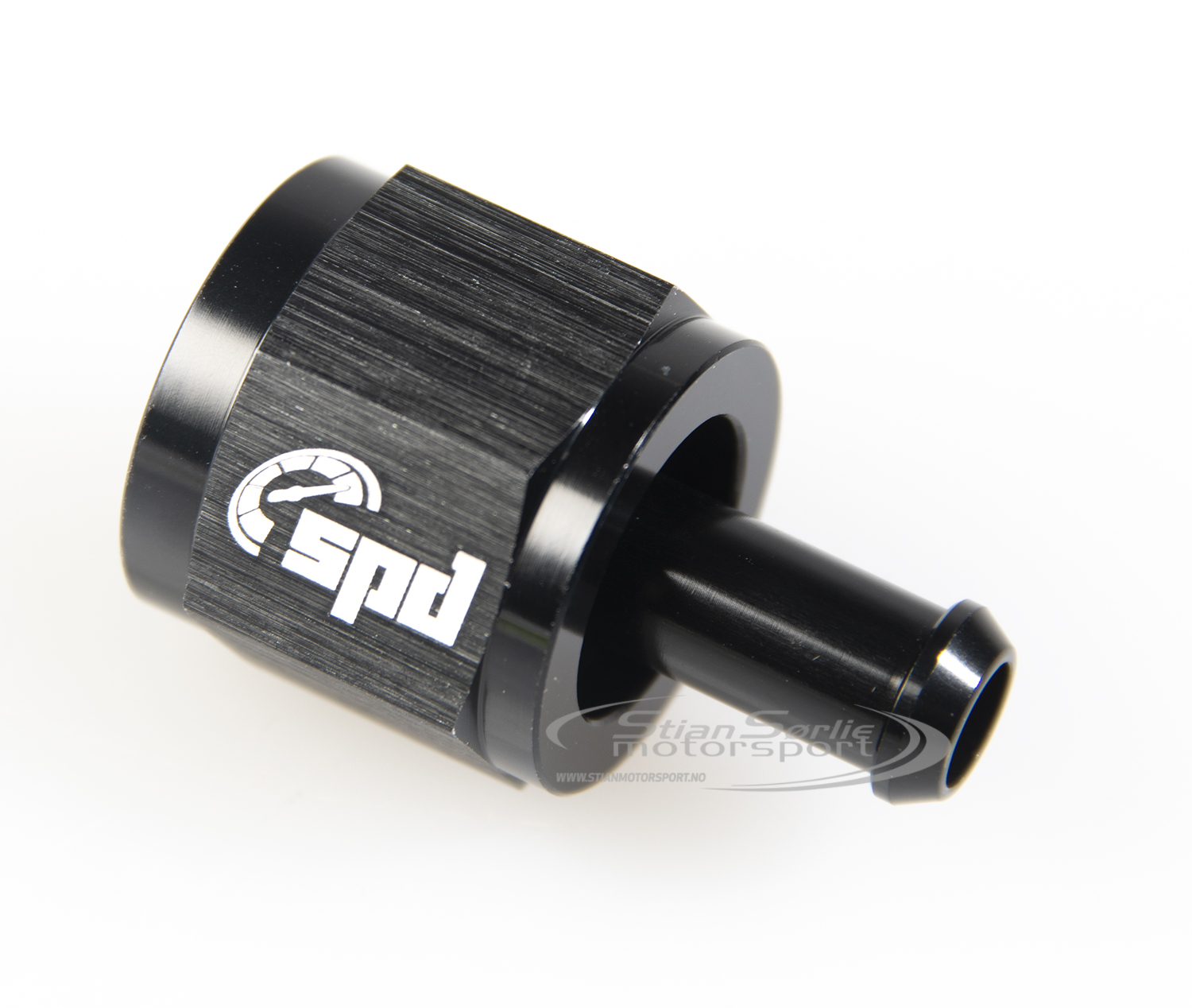 Kobling Overgang AN08(Hun) til 8mm m/oring sort SPD