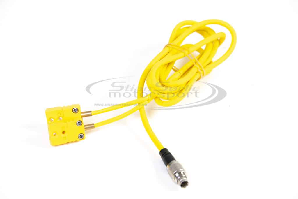 Forlengerkabel Temperatur med to utganger (2 x gul) passer til MyChron6 2T og MyChron5 2T