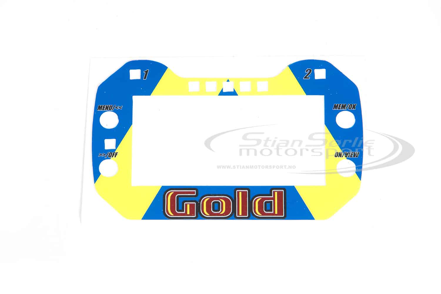 Gold Kart Dekal for MyChron5