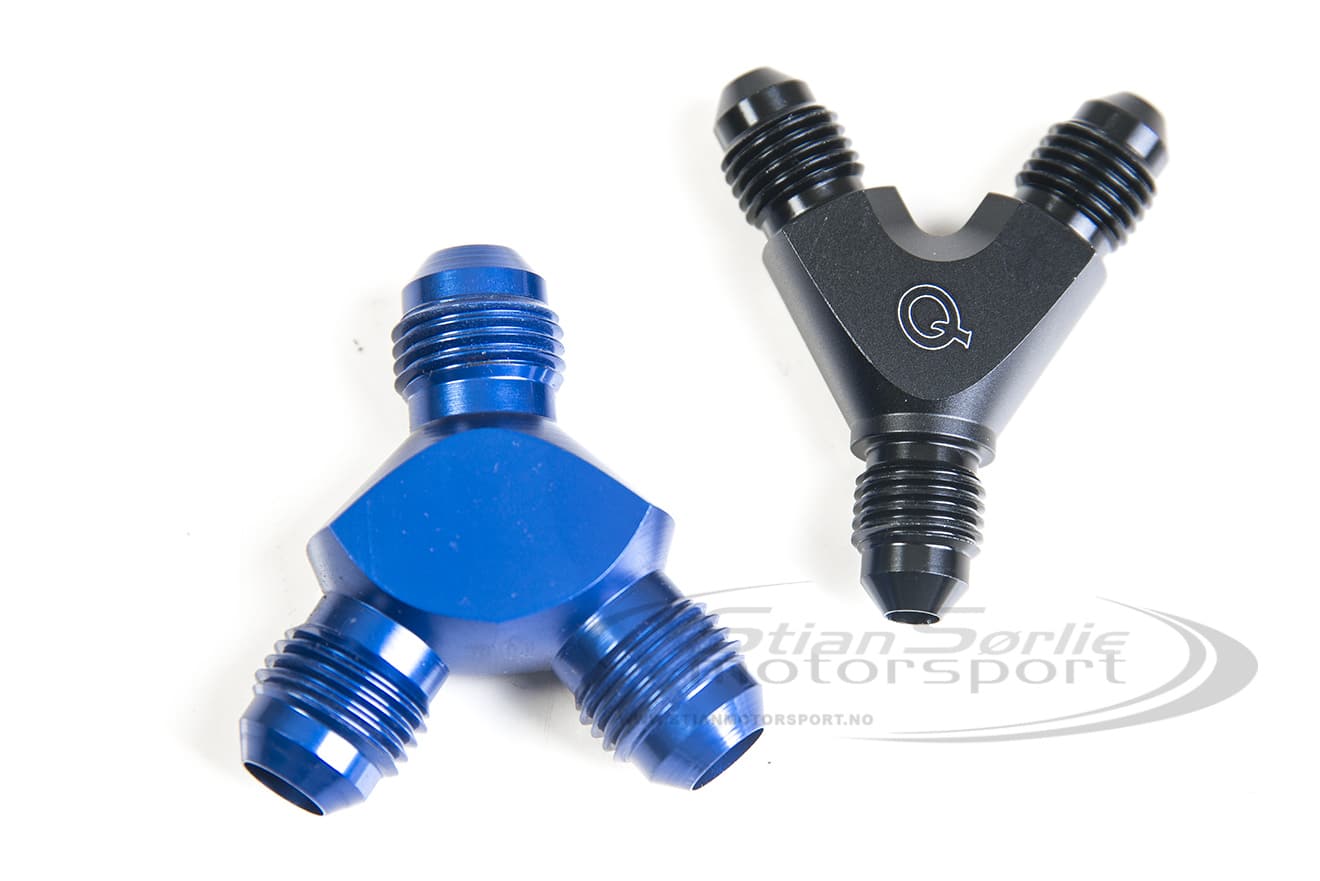 Kobling Y-Stykke ANx2 (Hangjenget), ANx1 (Hangjenget), Aluminium