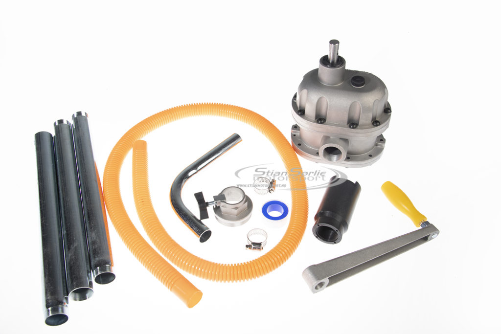 Roterende drivstoffpumpe m/utgang, 1 runde 1 liter FFT